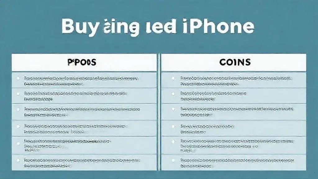 Prós e contras de comprar iphone usado