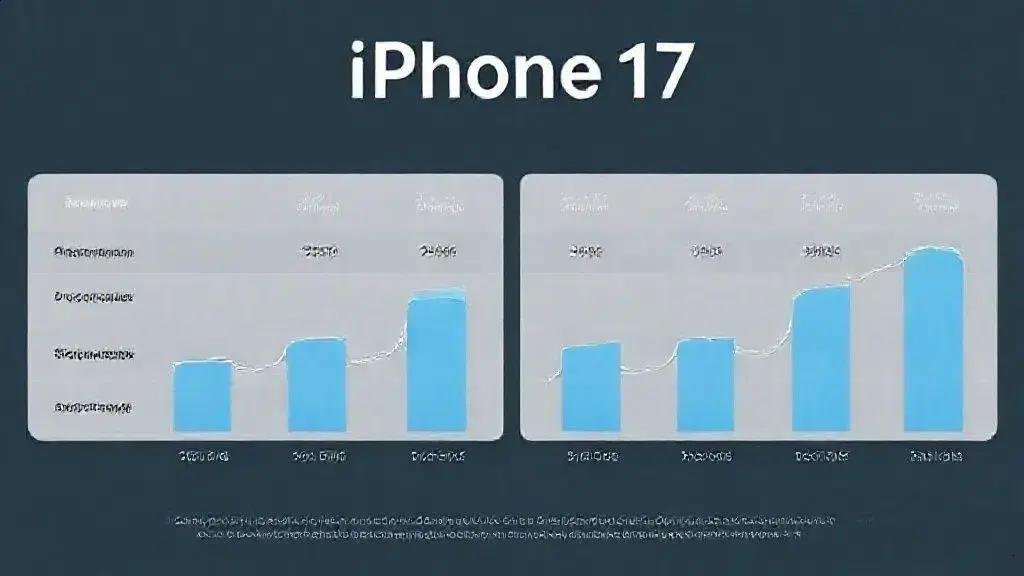 Performance do iPhone 17 em comparação com modelos anteriores